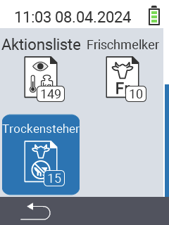 Trockensteherliste