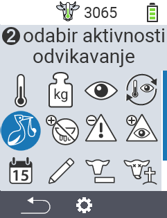 VitalControl: Meni Akcije Telenje