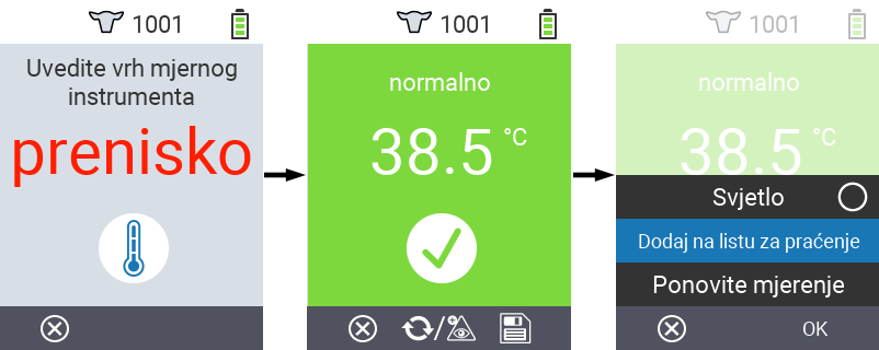 VitalControl: Menu Actions Put on watch list