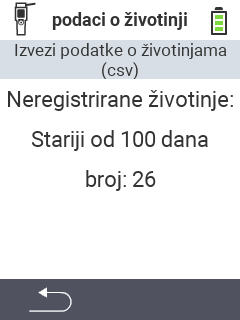 VitalControl Upravljanje podacima