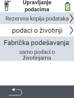 VitalControl Upravljanje podacima