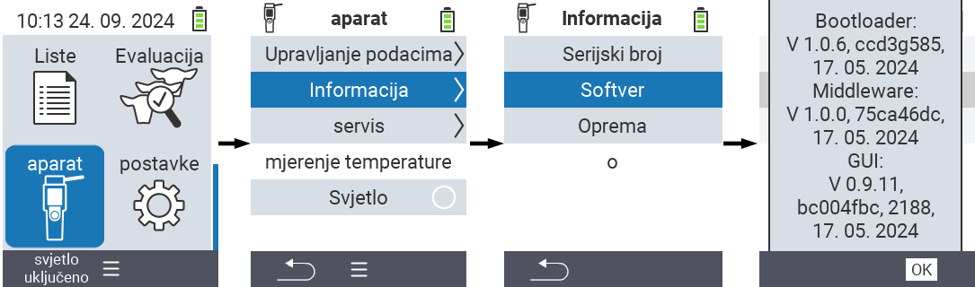VitalControl: određivanje verzija firmvera