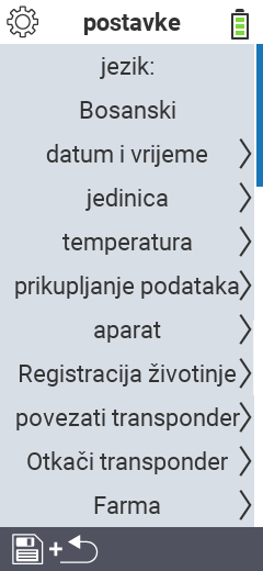VitalControl Postavke