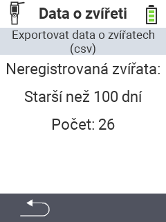 VitalControl Správa dat