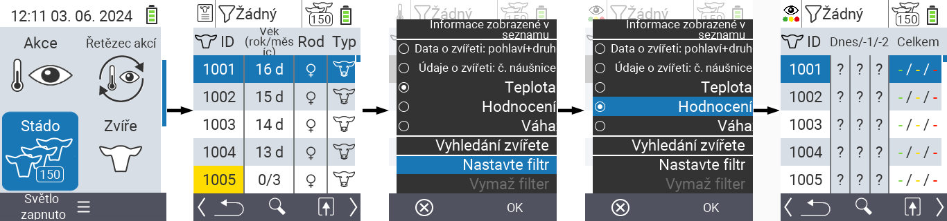 VitalControl: Menu Herd