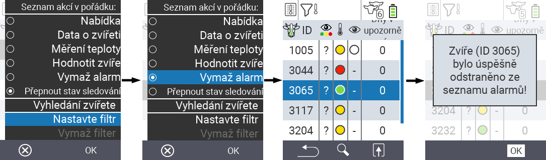 VitalControl Lists Alarmlist