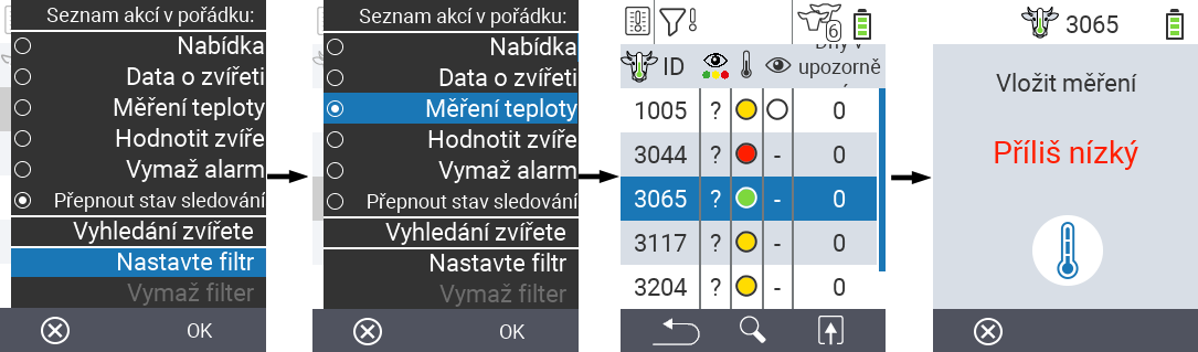 VitalControl Lists Alarmlist