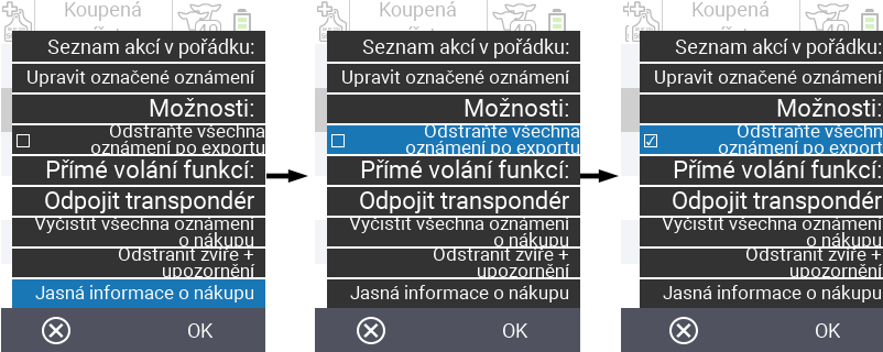 VitalControl: List of purchased animals, csv export