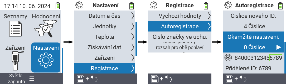VitalControl: nastavení menu pravý offset