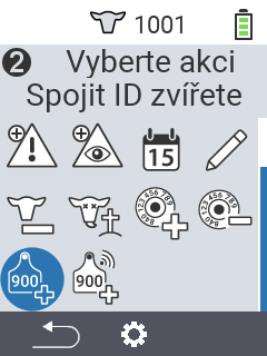 Připojit ID zvířete
