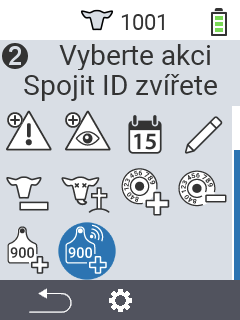 Připojit ID zvířete