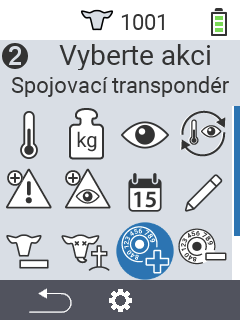 Připojit transpondér