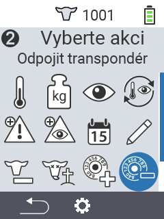 Odpojit transpondér