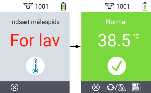 VitalControl: Menu Actions Save results