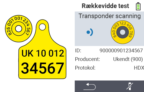 VitalControl: check af transponder øremærke