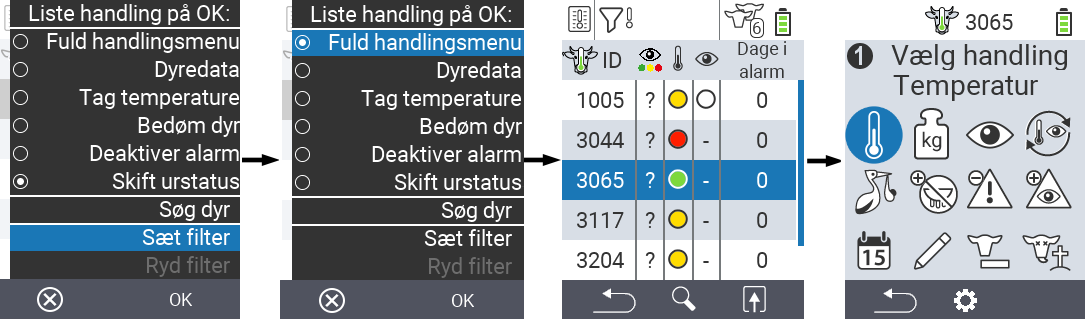 VitalControl Lists Alarmlist