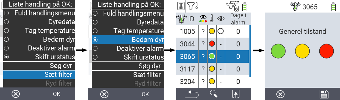VitalControl Lists Alarmlist