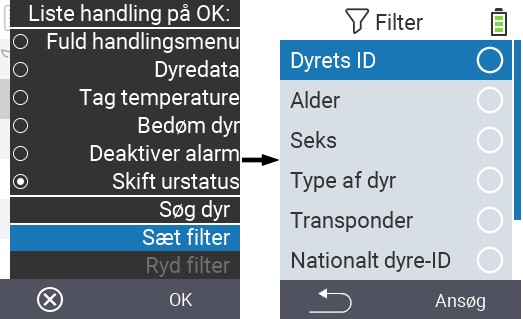 VitalControl Lists Alarmlist