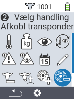 Unlink transponder
