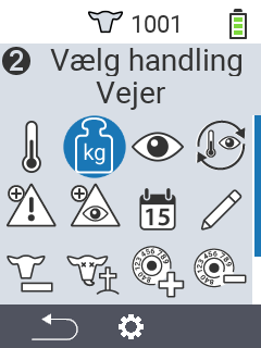 Weighing
