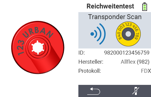 VitalControl: Überprüfung Transponder von Herstellern
