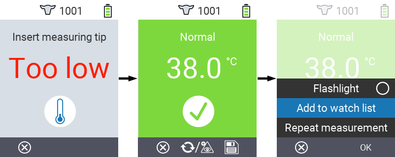 VitalControl: Menu Actions Put on watch list
