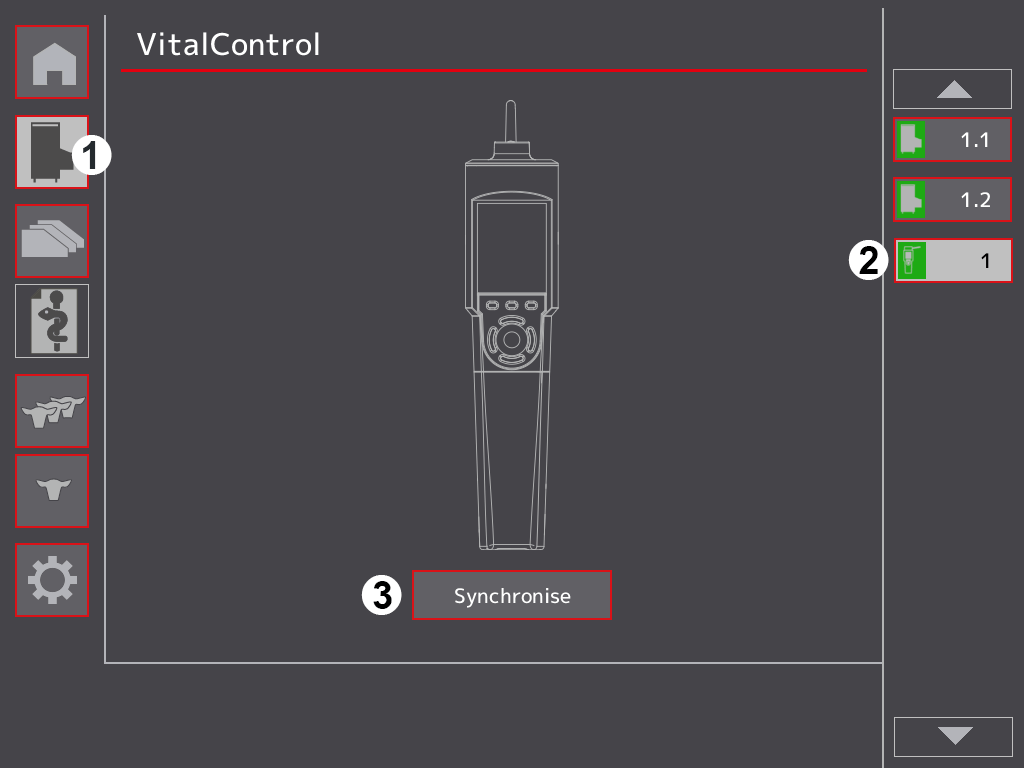 Synchronization VitalControl with Alma Pro