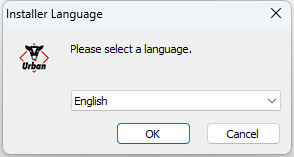 Installation VC-Synchronizer: Selection of language