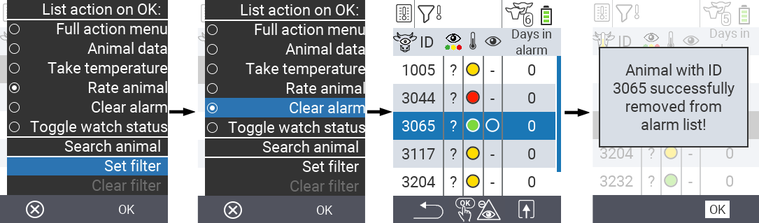 VitalControl Lists Alarmlist