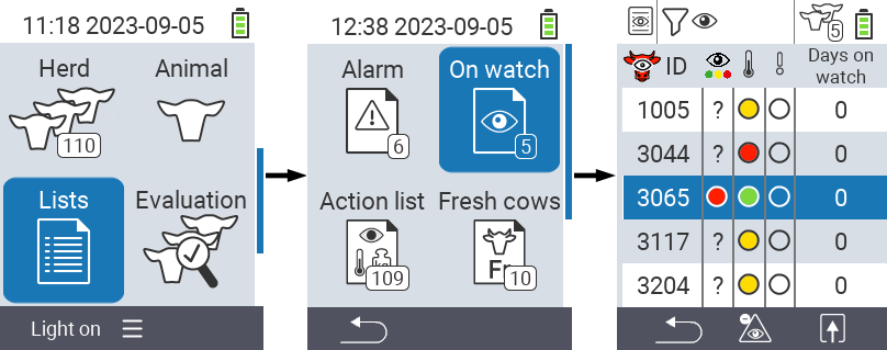 VitalControl Lists On watch list