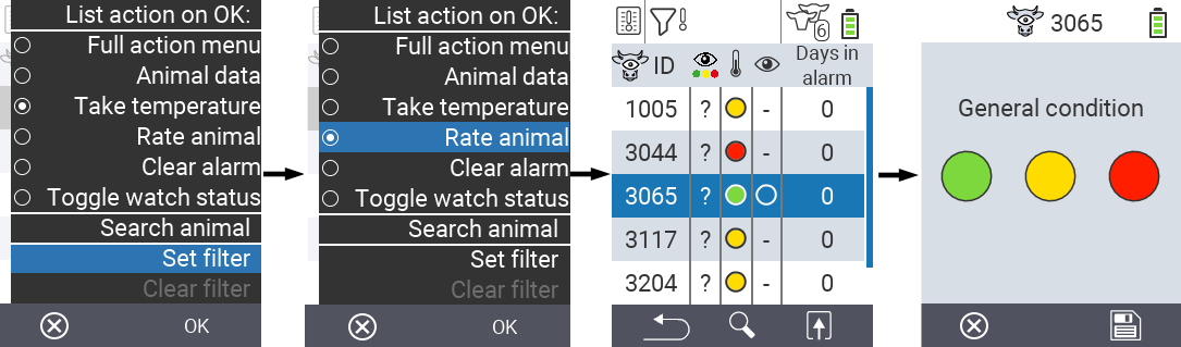 VitalControl Lists Alarmlist