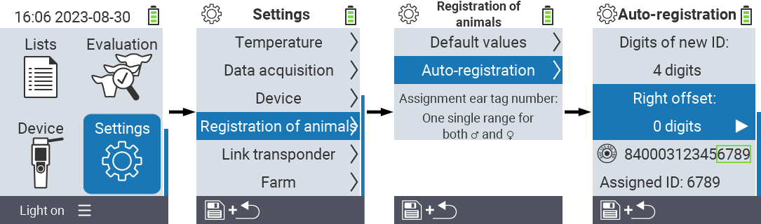 VitalControl: menu settings right offset