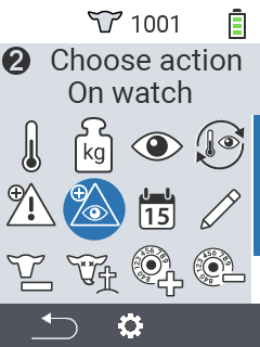 On watch