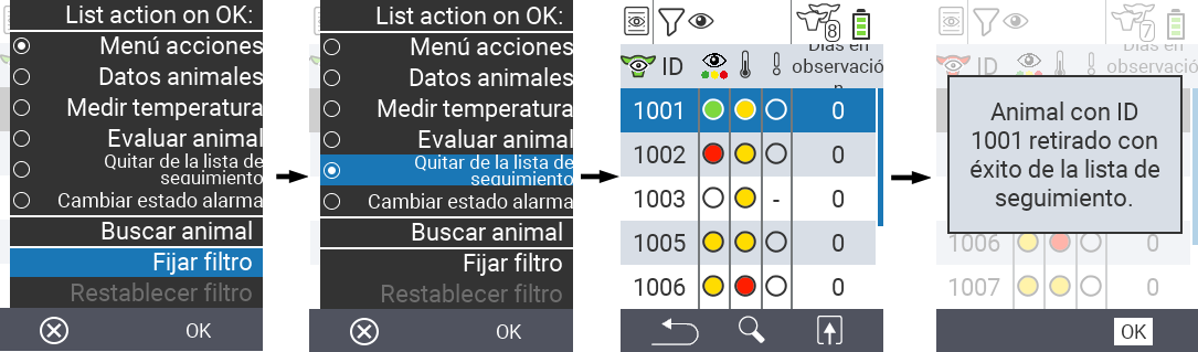 Listas de VitalControl Lista En vigilancia