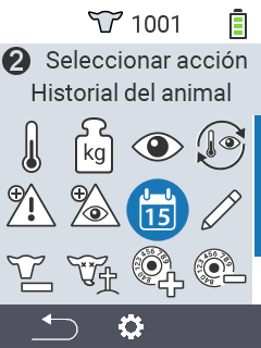 Historial del animal