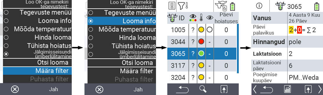 VitalControl Lists Alarmlist