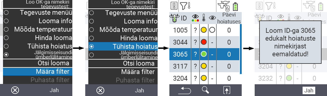 VitalControl Lists Alarmlist
