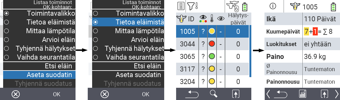 VitalControl Lists Alarmlist