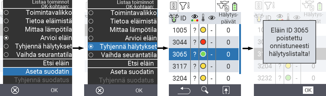 VitalControl Lists Alarmlist