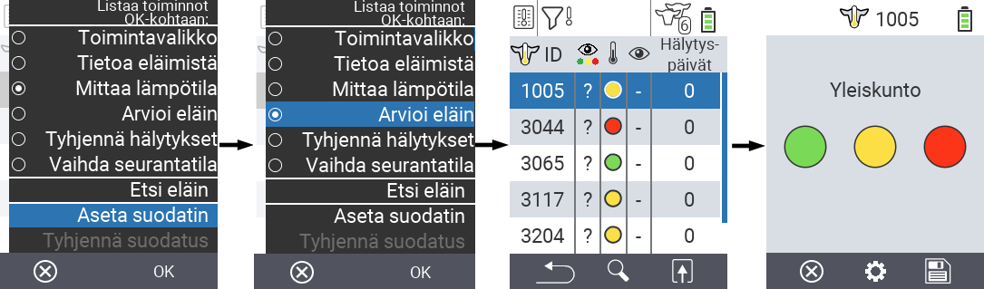 VitalControl Lists Alarmlist