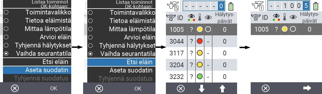 VitalControl Lists Alarmlist