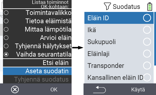 VitalControl Lists Alarmlist