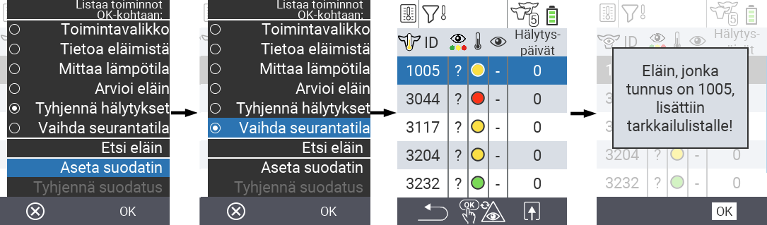 VitalControl Lists Alarmlist