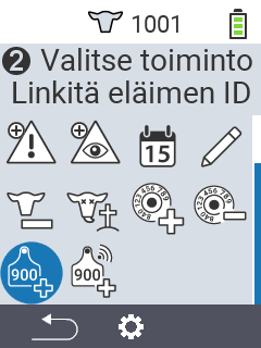 Yhdistä eläimen tunniste