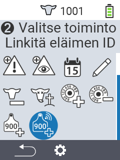 Yhdistä eläimen tunniste