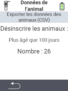 Gestion des données VitalControl