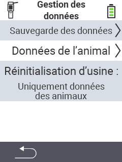 Gestion des données VitalControl