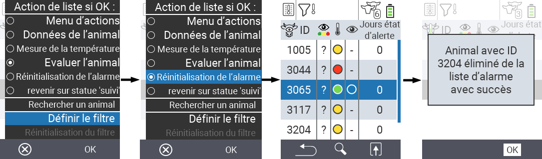 VitalControl Lists Alarmlist