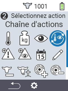 Chaîne d'actions