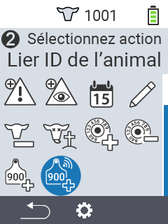 Lier l'ID de l'animal